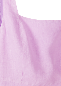 Riani MIDIKLEID AUS GARMENT DYED LEINEN