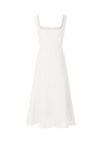 Riani MIDIKLEID AUS GARMENT DYED LEINEN