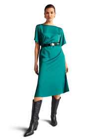 Riani MIDIKLEID AUS HAMMERED SATIN