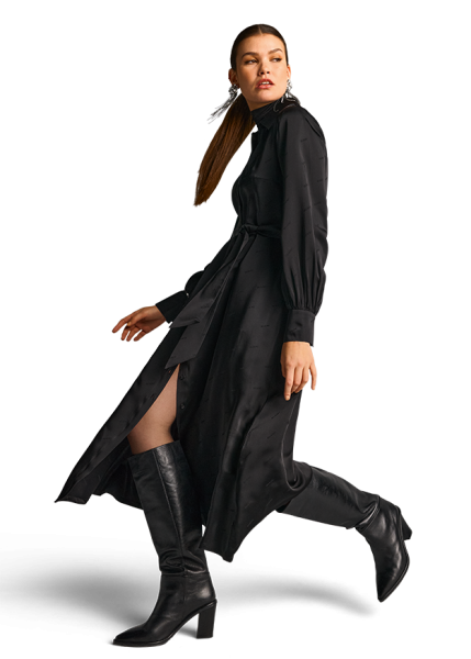 Riani MIDIKLEID AUS LOGO JACQUARD