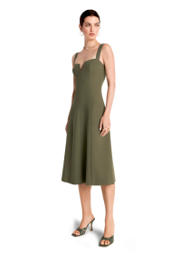 Riani MIDIKLEID AUS TECHNO CRÊPE