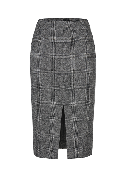 Riani MIDIROCK AUS GLENCHECK JERSEY