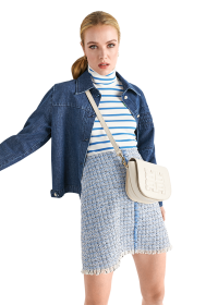 Riani MINIROCK AUS DENIM TWEED