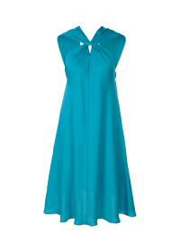 Riani NECKHOLDER-KLEID AUS HAMMERED SATIN