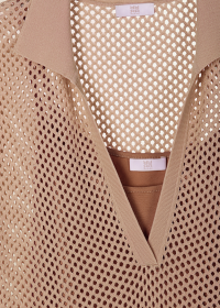 Riani NETZGESTRICKTES POLOKLEID