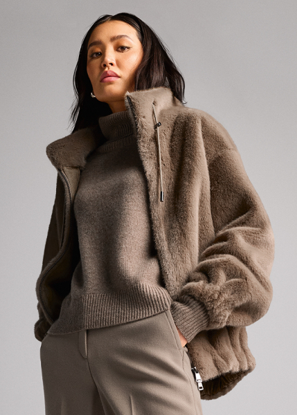 Riani OVERZISED BLOUSON AUS ECO SHEARLING