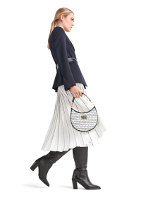 Riani PLISSEEROCK MIT ZWEIFARBEFFEKT