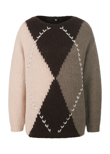 Riani PULLOVER MIT RAUTENMUSTER