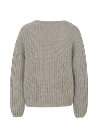 Riani RIPPENSTRICK-PULLOVER MIT V-AUSSCHNITT