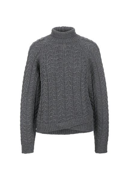 Riani ROLLKRAGEN-PULLOVER AUS MERINO TAPE