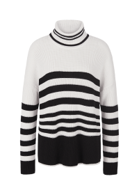 Riani ROLLKRAGEN-PULLOVER MIT STREIFEN