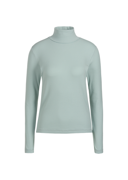 Riani ROLLKRAGEN-SHIRT AUS RIB JERSEY