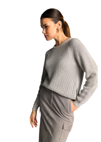 Riani RUNDHALS-PULLOVER AUS ORGANIC COTTON