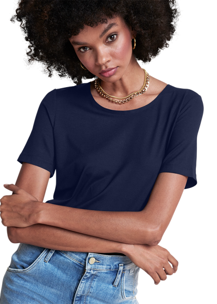 Riani SHIRT MIT RUNDHALSAUSSCHNITT