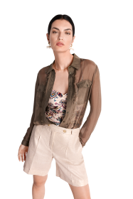 Riani SHORTS AUS LAMINA LINEN