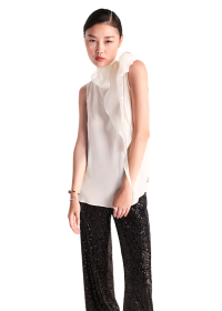 Riani SILKY-CRÊPE-BLUSE MIT SCHLEIFE