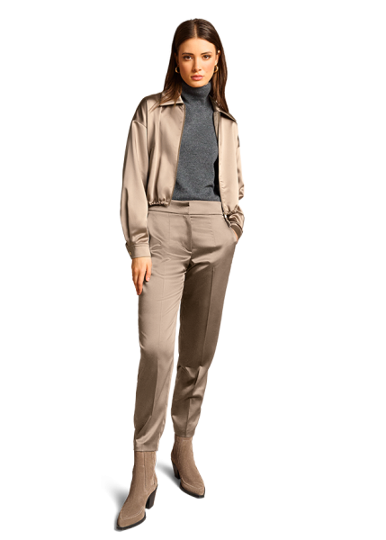 Riani SLIMT-FIT-HOSE AUS COUTURE SATIN