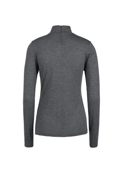 Riani STEHKRAGEN-SHIRT AUS GLAM GREY JERSEY