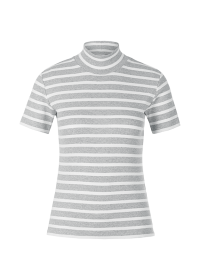 Riani STREIFENSHIRT MIT STEHKRAGEN