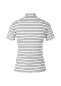 Riani STREIFENSHIRT MIT STEHKRAGEN