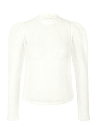 Riani TRANSPARENTE BLUSE MIT STEHKRAGEN