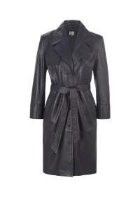 Riani TRENCHCOAT-KLEID AUS LAMMNAPPA