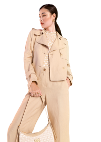 Riani TRENCHJACKE AUS LEINEN