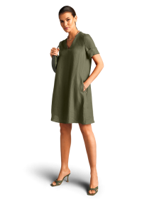 Riani TUNIKAKLEID AUS LEINEN