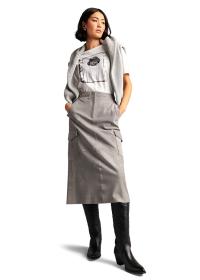 Riani VELOURSLEDER-ROCK MIT CARGOTASCHEN