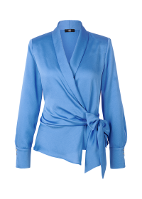 Riani WICKELBLUSE AUS HAMMERED SATIN