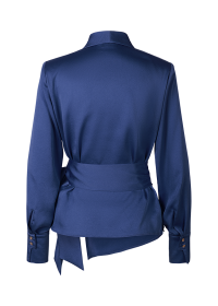 Riani WICKELBLUSE AUS HAMMERED SATIN