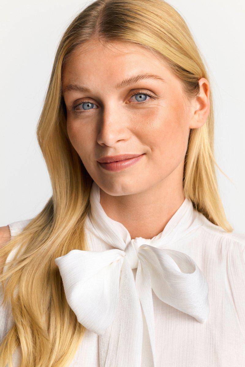 Eich & Royal Ärmellose Schluppenbluse Mit Glanzeffekt