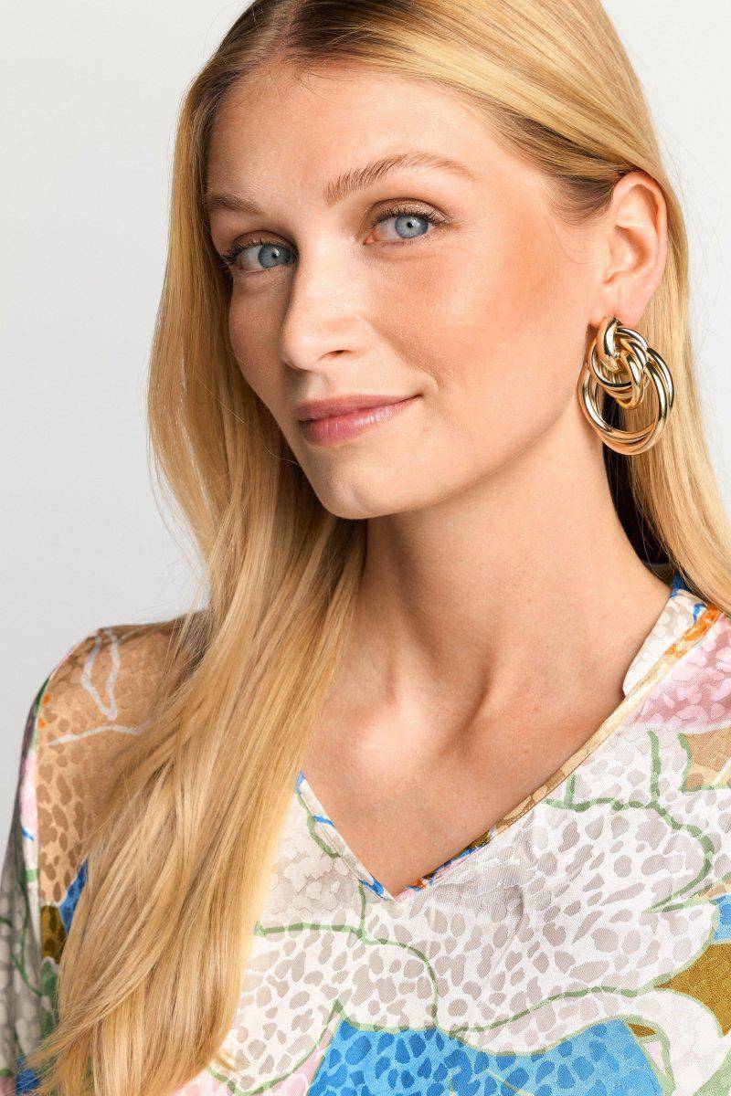 Eich & Royal Bluse Mit Floralem Print