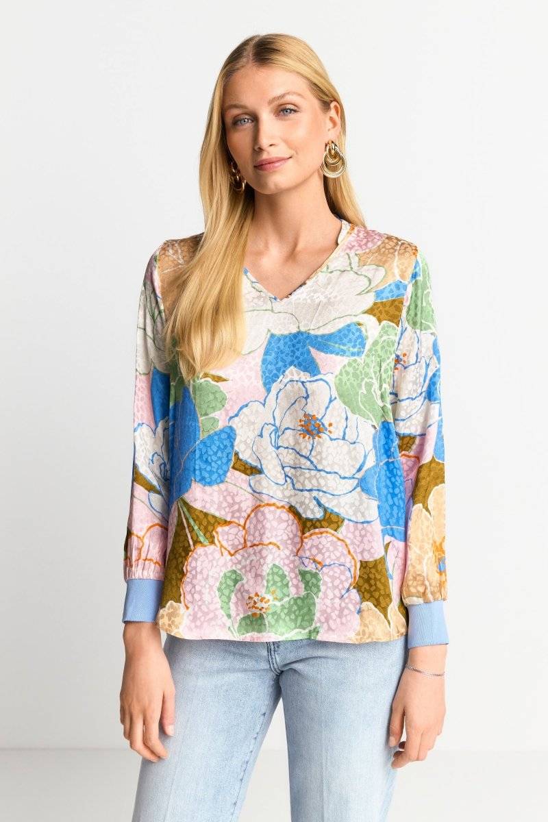 Eich & Royal Bluse Mit Floralem Print