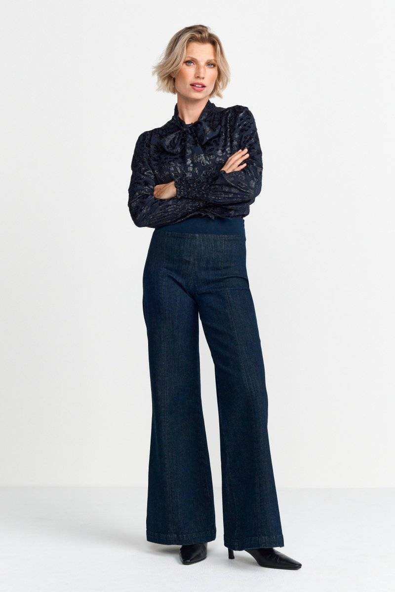 Eich & Royal Bluse Mit Schleifenkragen