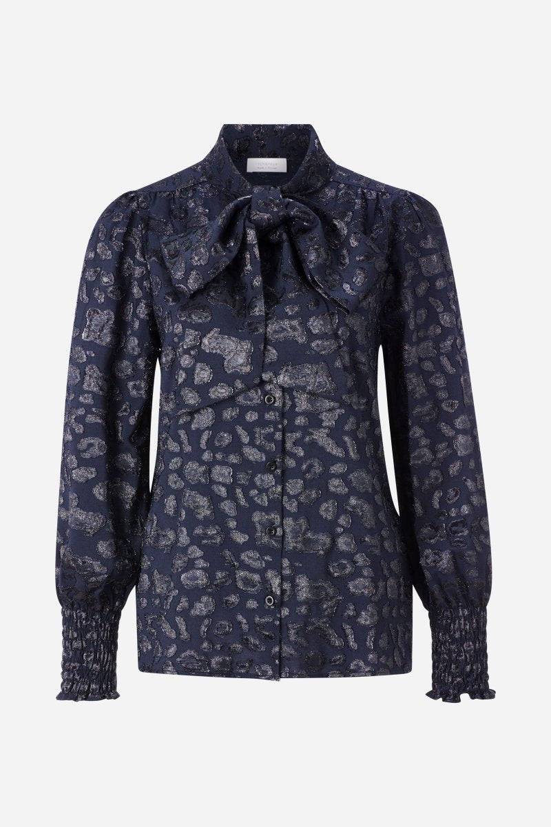 Eich & Royal Bluse Mit Schleifenkragen