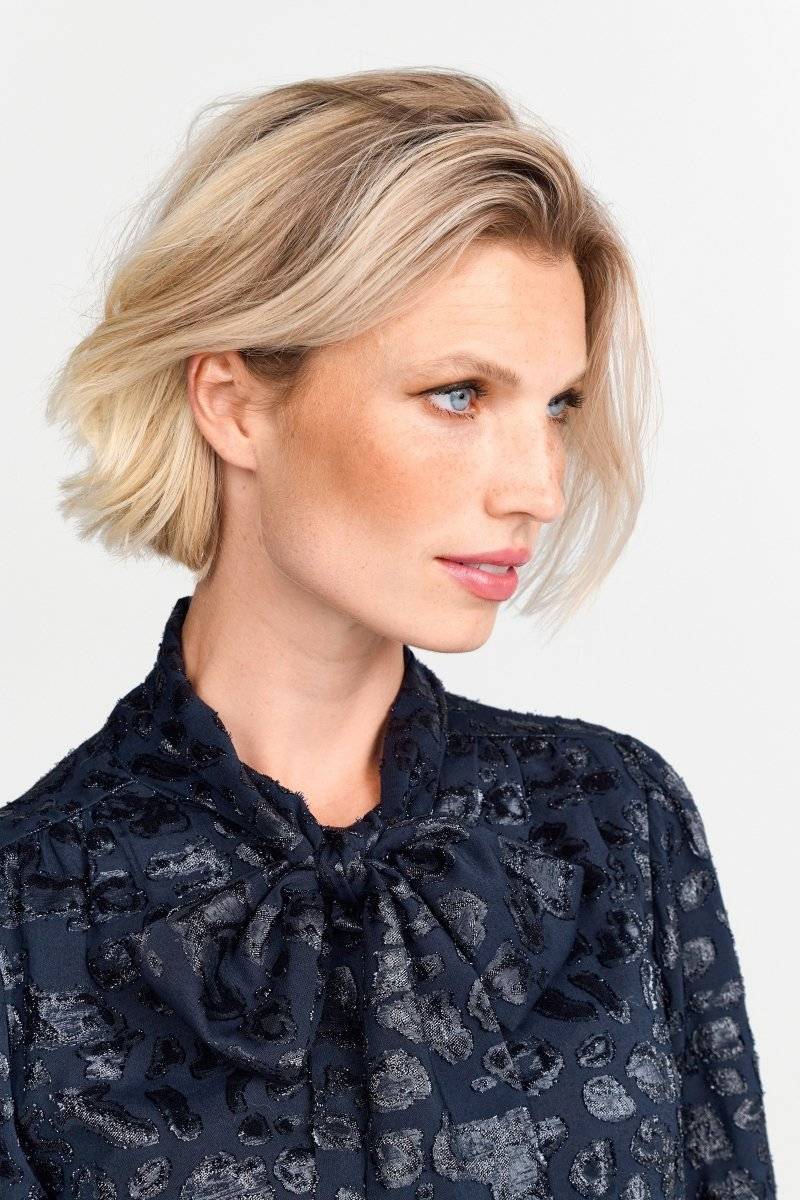 Eich & Royal Bluse Mit Schleifenkragen