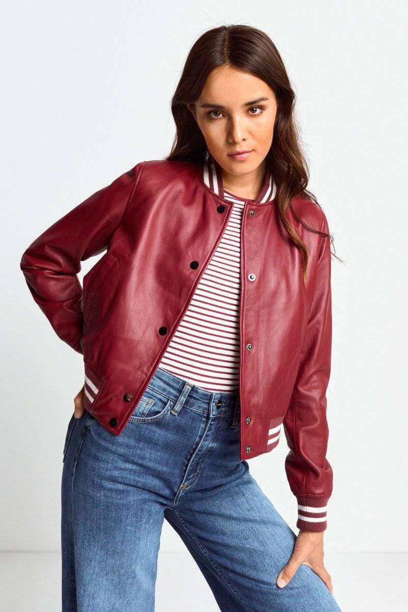 Eich & Royal Bomberjacke Aus Leder