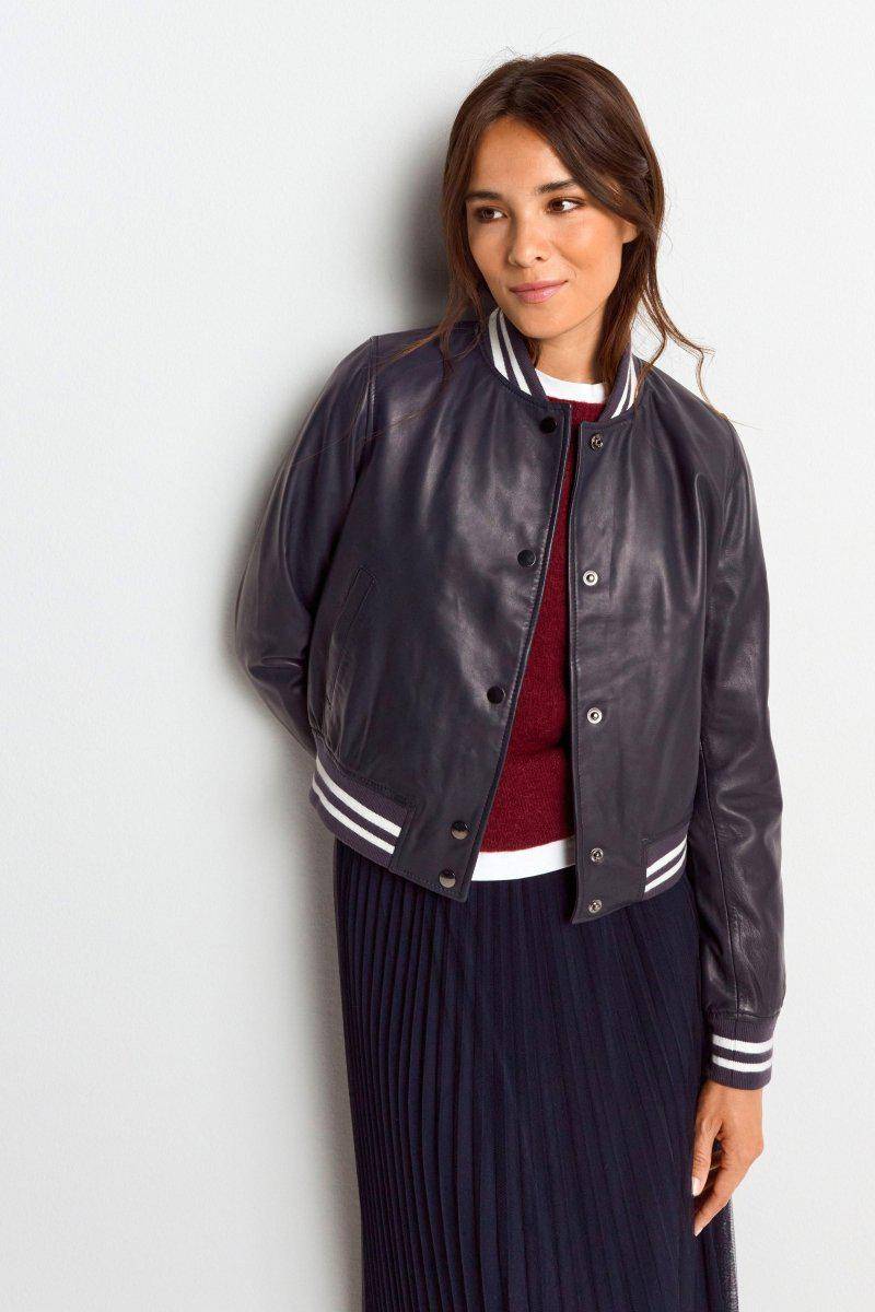 Eich & Royal Bomberjacke Aus Leder