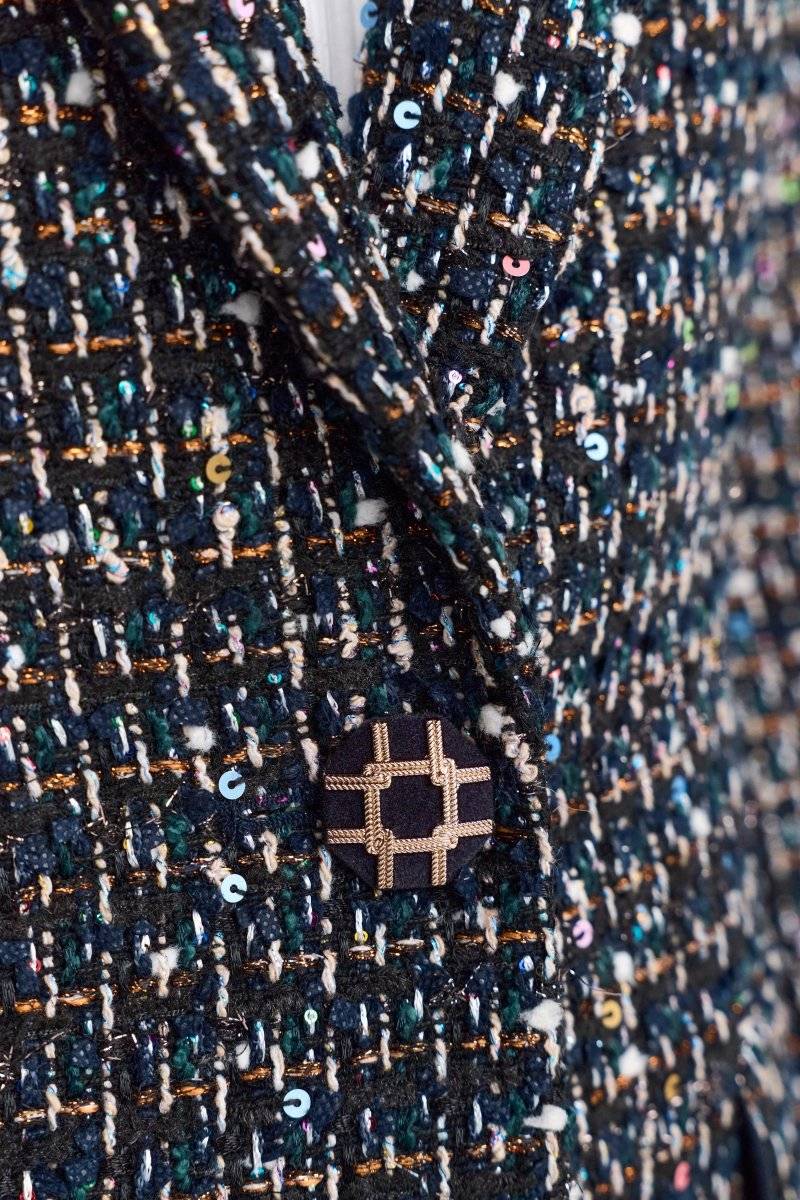 Eich & Royal Bouclé-Blazer Mit Statement-Knopf