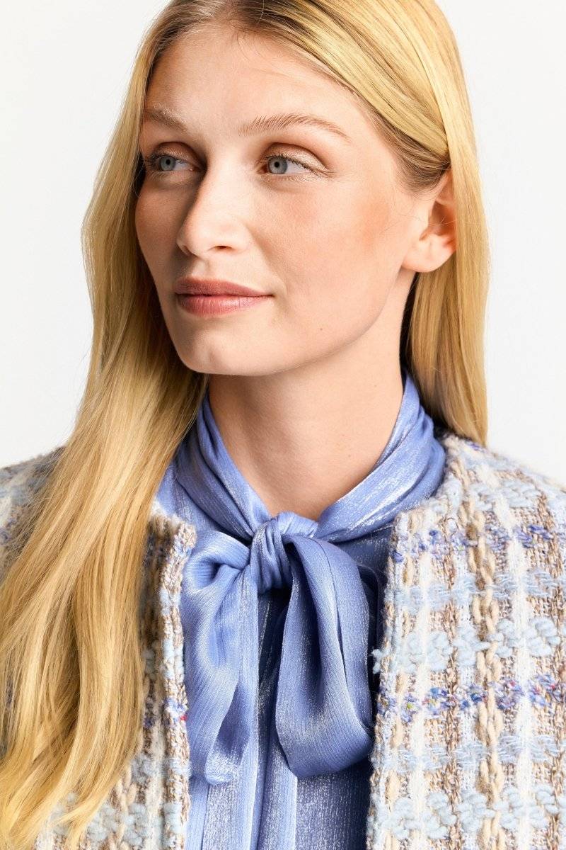 Eich & Royal Bouclé-Jacke Mit Rundhalsausschnitt