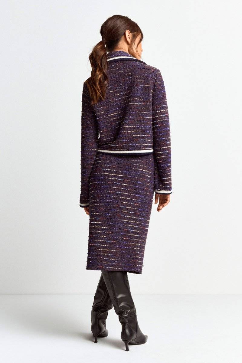 Eich & Royal Bouclé-Rock In Midilänge