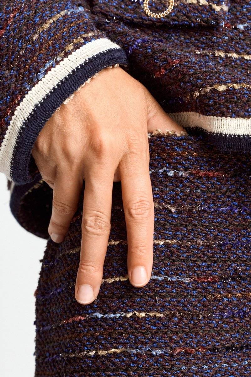 Eich & Royal Bouclé-Rock In Midilänge