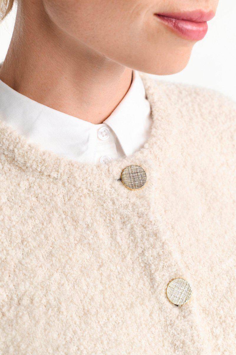 Eich & Royal Cardigan Mit Goldfarbenen Knöpfen