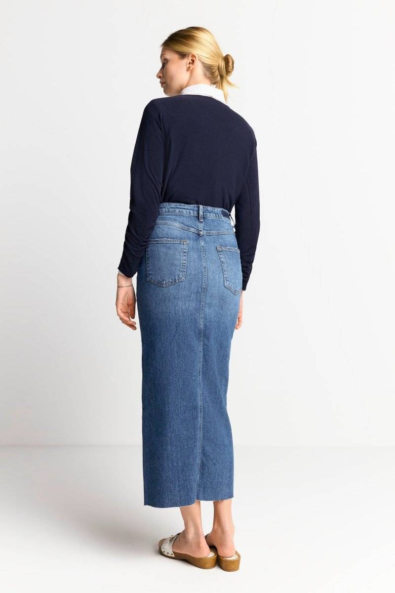 Eich & Royal Denim-Rock In Figurnahem Schnitt