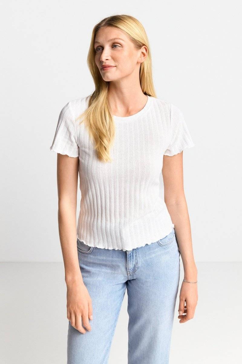 Eich & Royal Figurbetontes Rib-Shirt