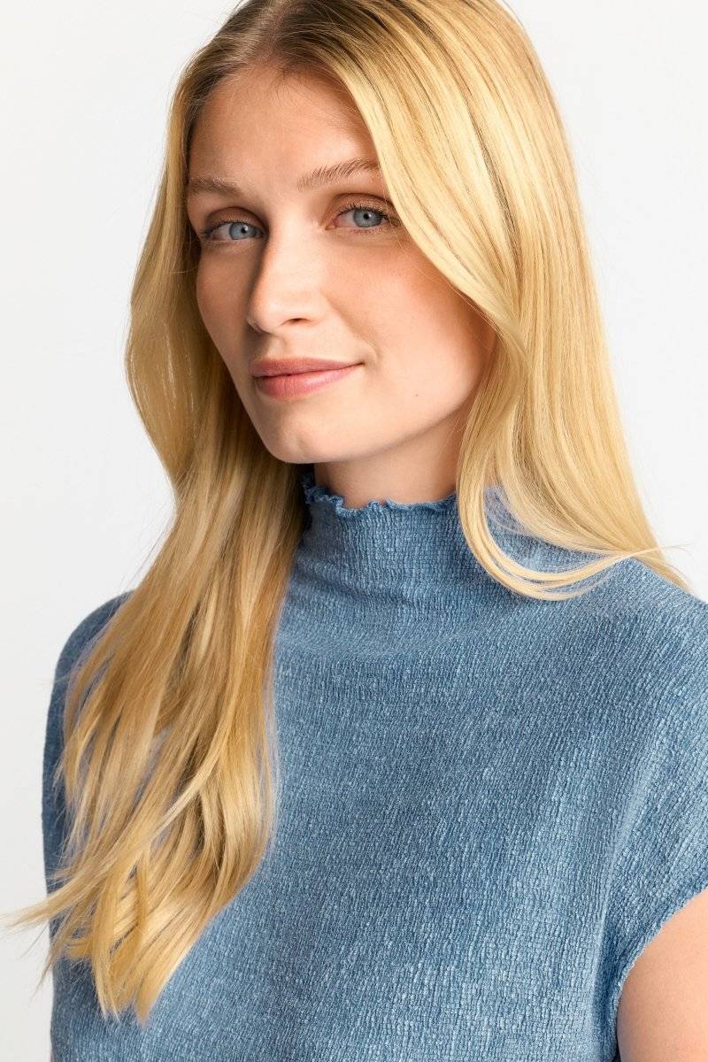 Eich & Royal Figurbetontes Top In Crinkle-Optik