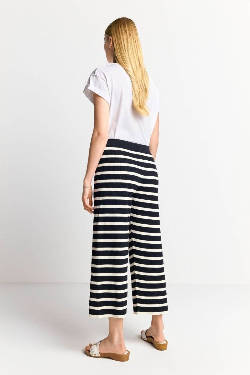 Eich & Royal Gestreifte Strick-Culotte