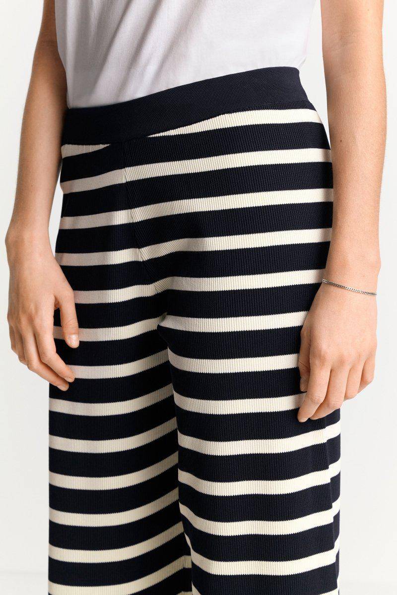 Eich & Royal Gestreifte Strick-Culotte