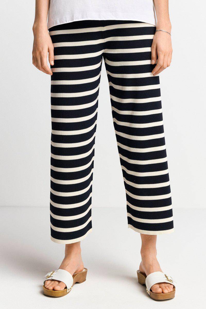Eich & Royal Gestreifte Strick-Culotte